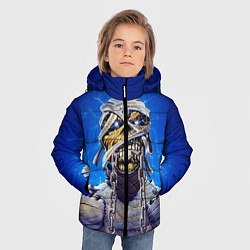 Куртка зимняя для мальчика Iron Maiden: Mummy, цвет: 3D-черный — фото 2