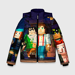 Куртка зимняя для мальчика Minecraft Men's, цвет: 3D-черный