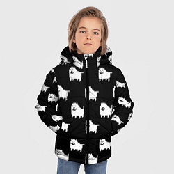 Куртка зимняя для мальчика Undertale Annoying dog, цвет: 3D-красный — фото 2