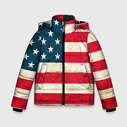 Куртка зимняя для мальчика США, цвет: 3D-черный
