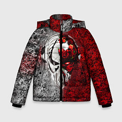 Куртка зимняя для мальчика Pirate Station: Flowers, цвет: 3D-черный