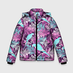 Куртка зимняя для мальчика Summer paradise, цвет: 3D-черный