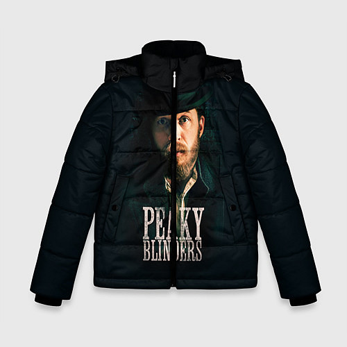 Зимняя куртка для мальчика Peaky Blinders / 3D-Черный – фото 1