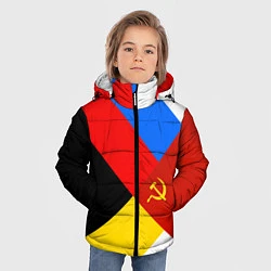 Куртка зимняя для мальчика Вечная Россия, цвет: 3D-светло-серый — фото 2