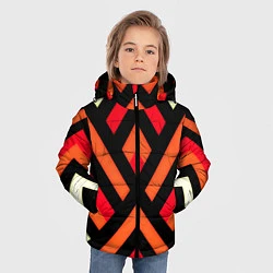 Куртка зимняя для мальчика Line-m, цвет: 3D-черный — фото 2