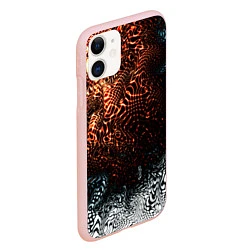Чехол iPhone 11 матовый Technology, цвет: 3D-светло-розовый — фото 2