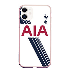 Чехол iPhone 11 матовый Tottenham Hotspur: AIA, цвет: 3D-светло-розовый