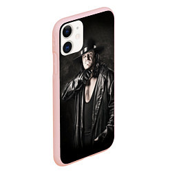 Чехол iPhone 11 матовый Гробовщик 2, цвет: 3D-светло-розовый — фото 2