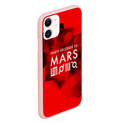 Чехол iPhone 11 матовый 30 STM: Hell Blood, цвет: 3D-светло-розовый — фото 2