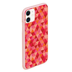 Чехол iPhone 11 матовый Hipster Red, цвет: 3D-светло-розовый — фото 2