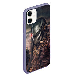 Чехол iPhone 11 матовый Merciless Predator, цвет: 3D-серый — фото 2