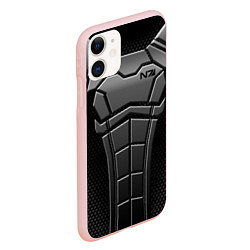 Чехол iPhone 11 матовый Soldier N7, цвет: 3D-светло-розовый — фото 2