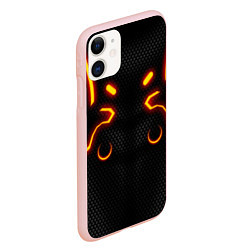 Чехол iPhone 11 матовый Fortnite Omega, цвет: 3D-светло-розовый — фото 2