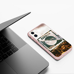 Чехол iPhone 11 матовый Places, цвет: 3D-светло-розовый — фото 2