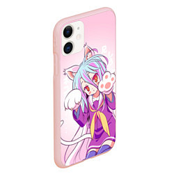 Чехол iPhone 11 матовый No Game No Life, цвет: 3D-светло-розовый — фото 2