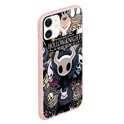 Чехол iPhone 11 матовый Hollow Knight, цвет: 3D-светло-розовый — фото 2