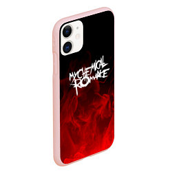 Чехол iPhone 11 матовый My Chemical Romance, цвет: 3D-светло-розовый — фото 2