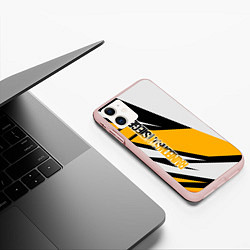 Чехол iPhone 11 матовый Rainbow Six Siege, цвет: 3D-светло-розовый — фото 2