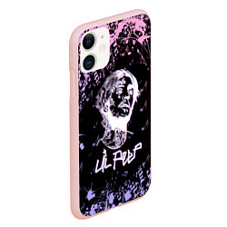 Чехол iPhone 11 матовый LIL PEEP, цвет: 3D-светло-розовый — фото 2