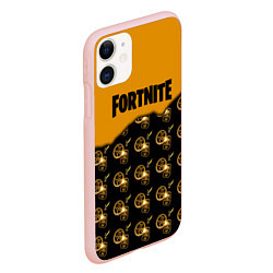 Чехол iPhone 11 матовый Fortnite 2 глава 2 часть, цвет: 3D-светло-розовый — фото 2