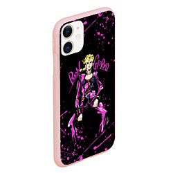 Чехол iPhone 11 матовый JOJOS BIZARRE ADVENTURE, цвет: 3D-светло-розовый — фото 2