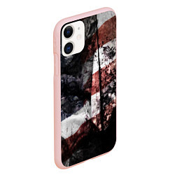 Чехол iPhone 11 матовый США, цвет: 3D-светло-розовый — фото 2