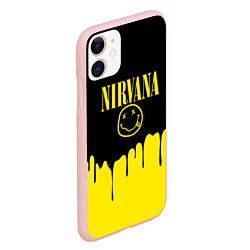 Чехол iPhone 11 матовый Nirvana, цвет: 3D-светло-розовый — фото 2