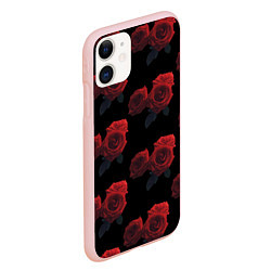 Чехол iPhone 11 матовый Роза, цвет: 3D-светло-розовый — фото 2