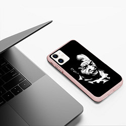 Чехол iPhone 11 матовый Сити Флетчер, цвет: 3D-светло-розовый — фото 2