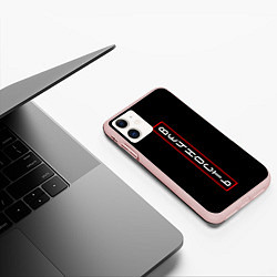 Чехол iPhone 11 матовый Вечность, цвет: 3D-светло-розовый — фото 2