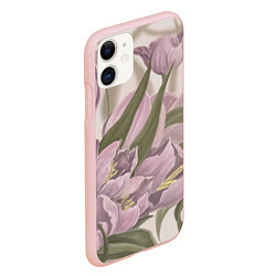 Чехол iPhone 11 матовый Сахарный розовый, цвет: 3D-светло-розовый — фото 2