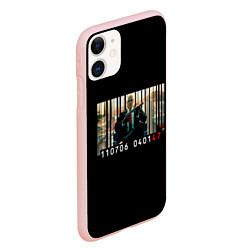 Чехол iPhone 11 матовый Hello agent, цвет: 3D-светло-розовый — фото 2