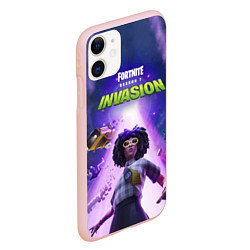 Чехол iPhone 11 матовый FORTNITE 7 СЕЗОН 2 ЧАСТЬ, цвет: 3D-светло-розовый — фото 2
