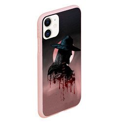 Чехол iPhone 11 матовый Blind Hunter, цвет: 3D-светло-розовый — фото 2