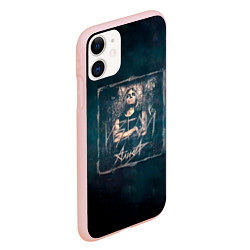 Чехол iPhone 11 матовый Алиса - ИЗГОЙ, цвет: 3D-светло-розовый — фото 2