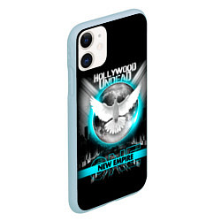 Чехол iPhone 11 матовый New Empire, Vol 1 - Hollywood Undead, цвет: 3D-голубой — фото 2