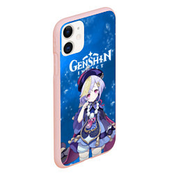 Чехол iPhone 11 матовый ЦИЦИ QI QI КРИО, цвет: 3D-светло-розовый — фото 2