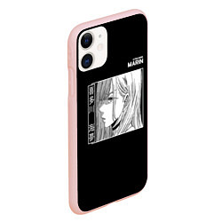 Чехол iPhone 11 матовый Marin Kitagawa - Марин Китагава, цвет: 3D-светло-розовый — фото 2