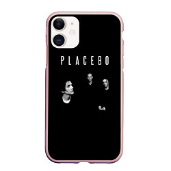 Чехол iPhone 11 матовый Троица Плацебо, цвет: 3D-светло-розовый