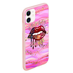 Чехол iPhone 11 матовый HOT GIRL SUMMER, цвет: 3D-светло-розовый — фото 2