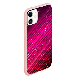 Чехол iPhone 11 матовый Cosmic Radiance, цвет: 3D-светло-розовый — фото 2