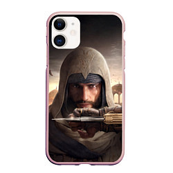 Чехол iPhone 11 матовый Басим, цвет: 3D-светло-розовый