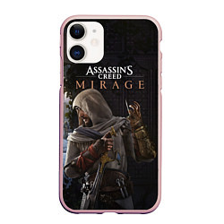 Чехол iPhone 11 матовый Скрытый Басим Assassins creed mirage, цвет: 3D-светло-розовый