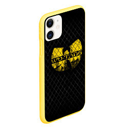 Чехол iPhone 11 матовый Wu-Tang Clan: Grid цвета 3D-желтый — фото 2