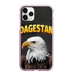 Чехол iPhone 11 Pro матовый Dagestan Eagle, цвет: 3D-розовый