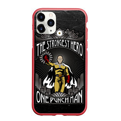 Чехол iPhone 11 Pro матовый The Strongest Hero