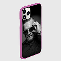 Чехол iPhone 11 Pro матовый Стильный Макгрегор, цвет: 3D-фиолетовый — фото 2