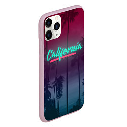 Чехол iPhone 11 Pro матовый California, цвет: 3D-розовый — фото 2