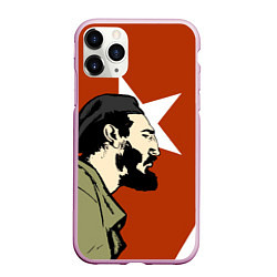Чехол iPhone 11 Pro матовый Куба, цвет: 3D-розовый
