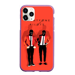 Чехол iPhone 11 Pro матовый Twenty One Pilots, цвет: 3D-фиолетовый